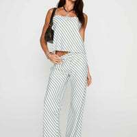 Born To Brag Set Blue Stripe