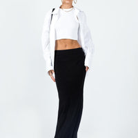 Jodie Maxi Skirt Black