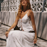 Mya Maxi Skirt White