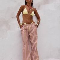 Taja Pants Pink Stripe