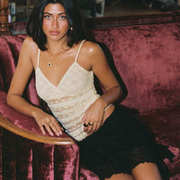 Ayra Lace Mini Skirt Black