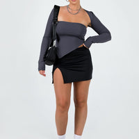 Lowell Mini Skirt Black