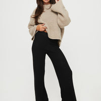 Montana Knit Pants Black