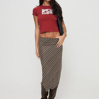 Harbor Stripe Midi Skirt Multi