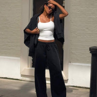All Day Straight Leg Sweatpants Washed Black