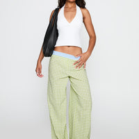 Neevie Wide Leg Pants Green