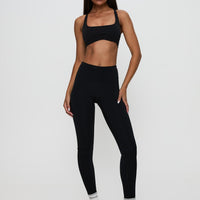 Dellah Ruched Back Leggings Black