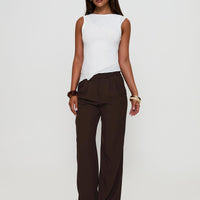 Ambient Wide Leg Pant Chocolate