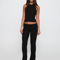 Truth Be Told Straight Leg Pant Black