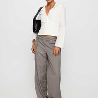 Just Have Fun Wide Leg Pant Grey