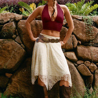 Enslee Midi Skirt Cream
