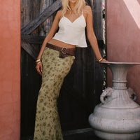 Piazia Maxi Skirt Green