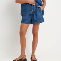 Sally Short Dark Blue
