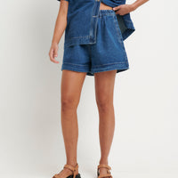 Sally Short Dark Blue