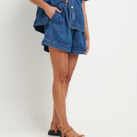 Sally Short Dark Blue