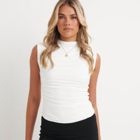 Romen Top White
