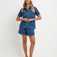 Sally Shirt Dark Blue