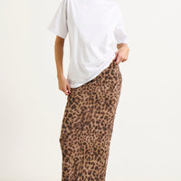 Louie Maxi Skirt Leopard