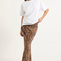Louie Maxi Skirt Leopard