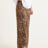 Louie Maxi Skirt Leopard