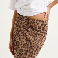 Louie Maxi Skirt Leopard