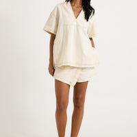 Rosemary Denim Skort Butter