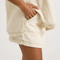 Rosemary Denim Skort Butter
