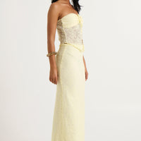 Summer Lace Skirt Lemon - FINAL SALE