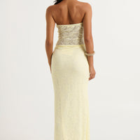 Summer Lace Top Lemon - FINAL SALE