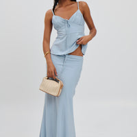Avalon Maxi Skirt Baby Blue