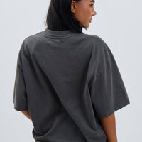 Unisex Emmett Box Tee Charcoal