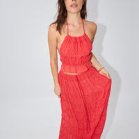 Elena Set Cherry - FINAL SALE