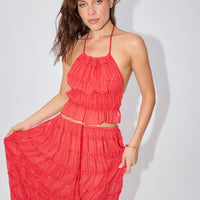 Elena Set Cherry - FINAL SALE