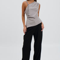 Pasha Top Grey