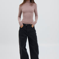 Jazmin Long Sleeve Bodysuit Taupe