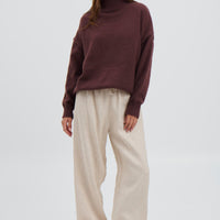 Lorena Knit Chocolate