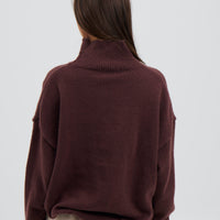 Lorena Knit Chocolate