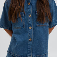 Delaney Denim Set Dark Blue