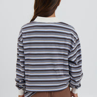 Jodie Rugby Top Blue