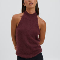 Angie Top Burgundy