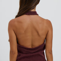 Angie Top Burgundy