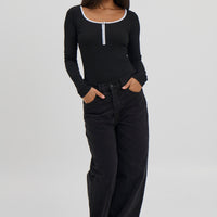 Ayla Bodysuit Black