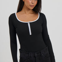 Ayla Bodysuit Black