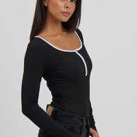 Ayla Bodysuit Black