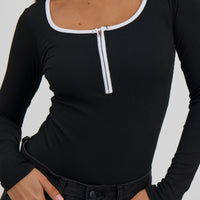 Ayla Bodysuit Black
