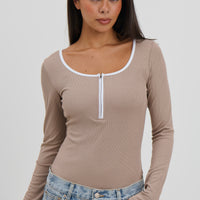 Ayla Bodysuit Oat
