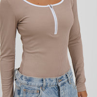 Ayla Bodysuit Oat