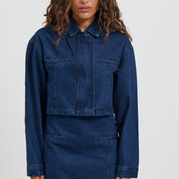 Evelyn Denim Jacket Indigo - FINAL SALE