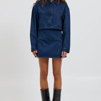 Evelyn Denim Skirt Indigo - FINAL SALE