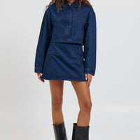 Evelyn Denim Jacket Indigo - FINAL SALE